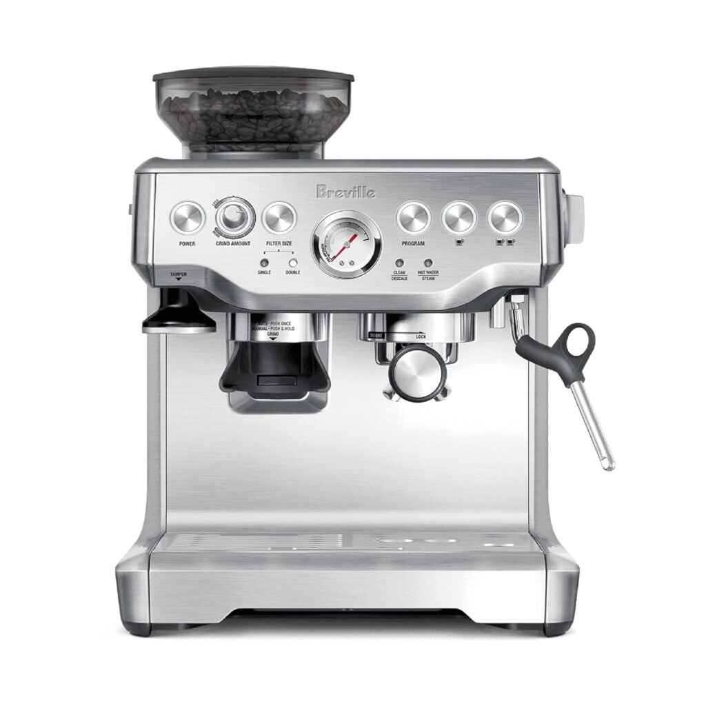 Test & Avis Breville BES870XL Barista Express Espresso Machine, Brushed Stainless Steel