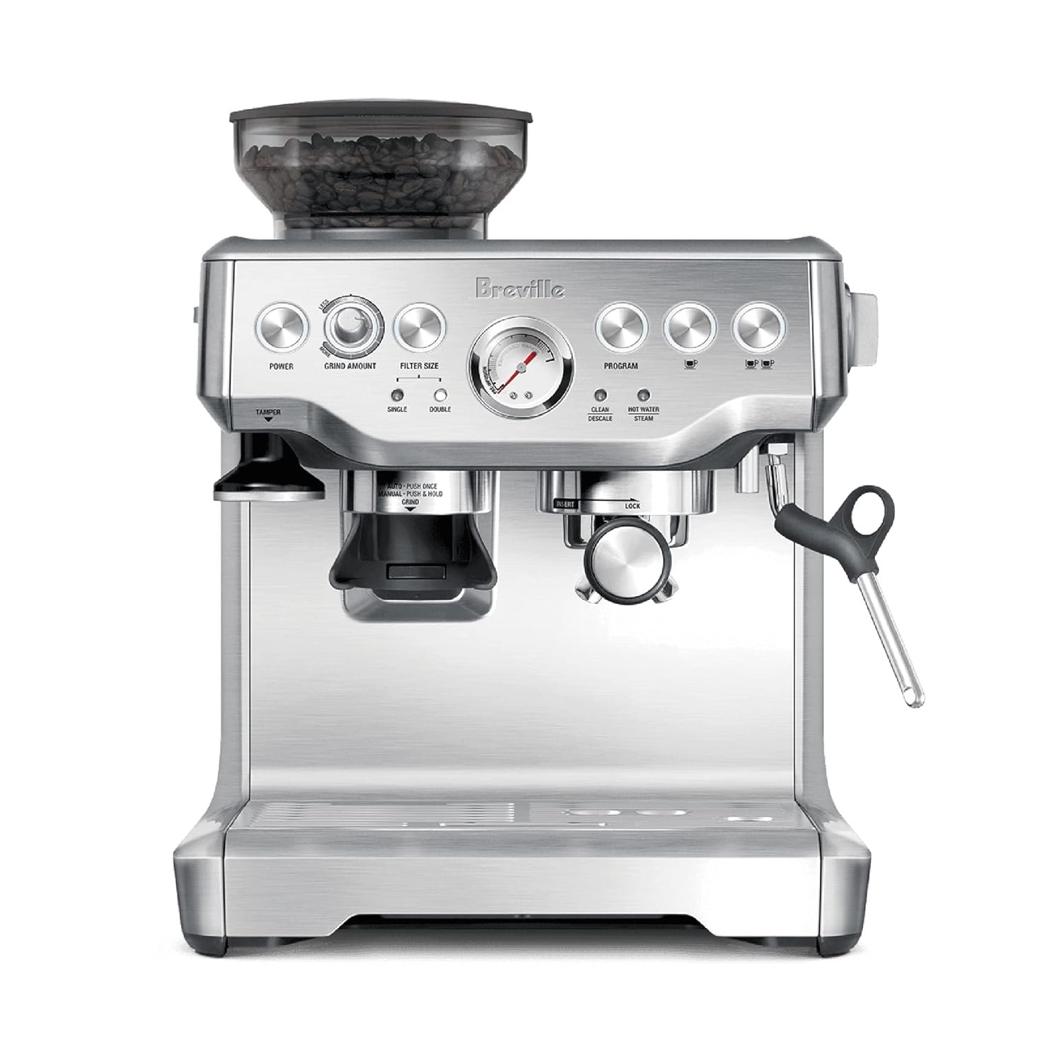 Test & Avis Breville BES870XL Barista Express Espresso Machine, Brushed Stainless Steel