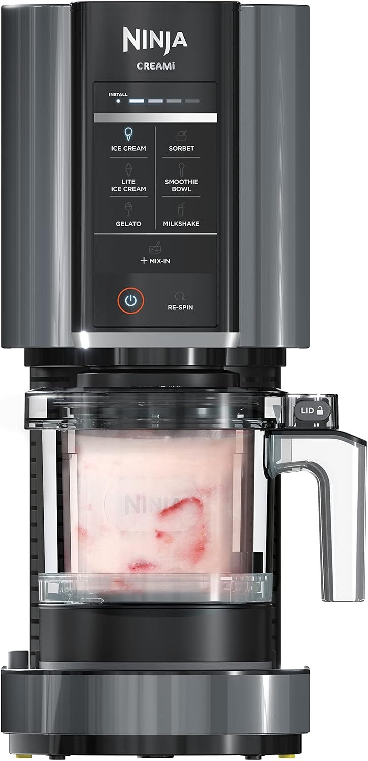 Test & Avis Ninja® CREAMi® 7-in-1 Ice Cream Maker, Ice Cream, Gelato & more, NC299AMZ